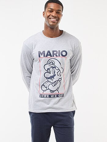 Pigiama lungo composto da t-shirt + pantaloni - 2 pezzi