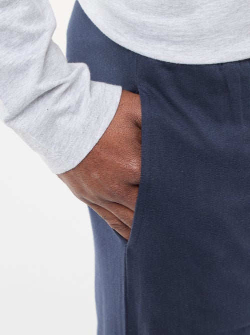 Pigiama lungo composto da t-shirt + pantaloni - 2 pezzi - Kiabi