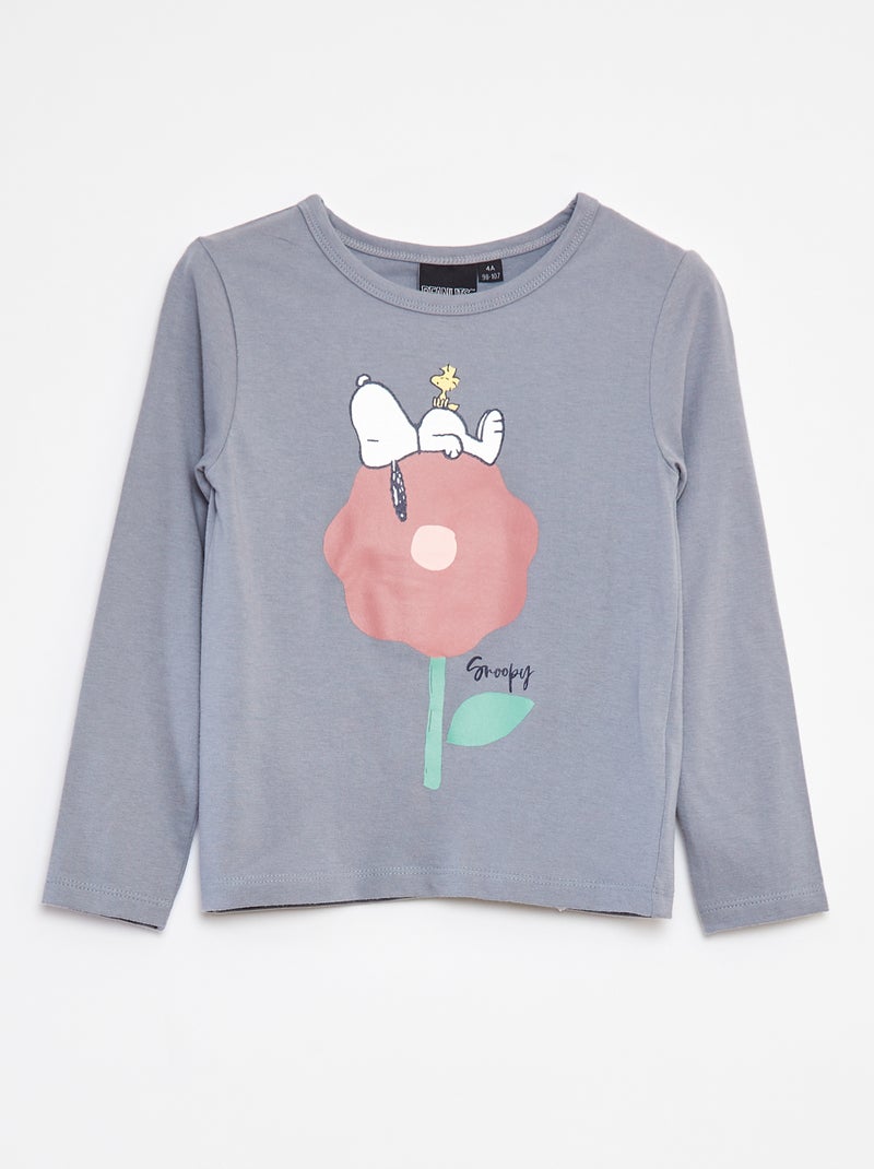 Pigiama lungo con stampa 'Snoopy' - 2 pezzi Rosa - Kiabi