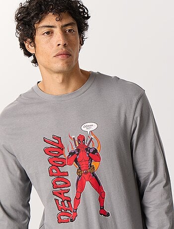 Pigiama lungo 'Deadpool' - 2 pezzi