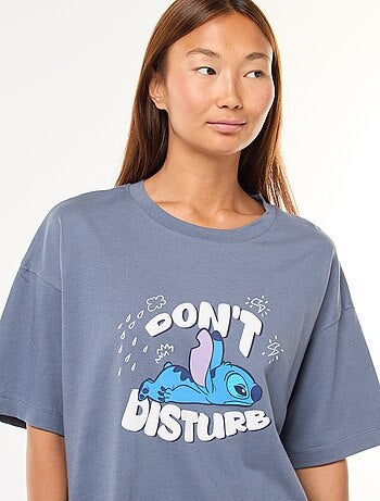 Pigiama lungo 'Disney' 'Stitch' t-shirt + pantaloni - 2 pezzi