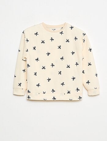 Pigiama lungo e caldo con motivo