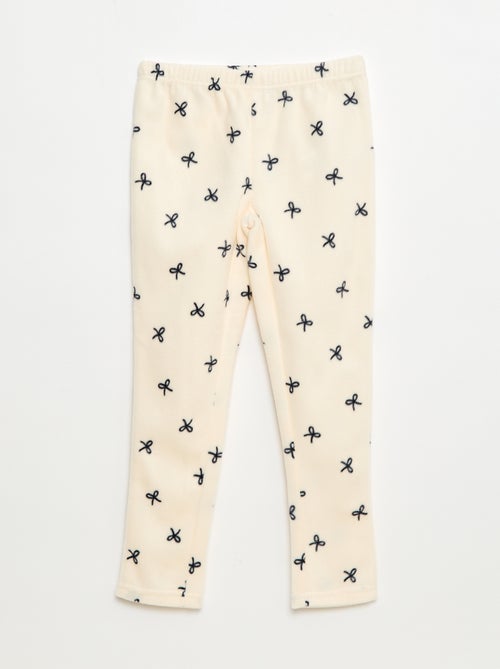 Pigiama lungo e caldo con motivo - Kiabi