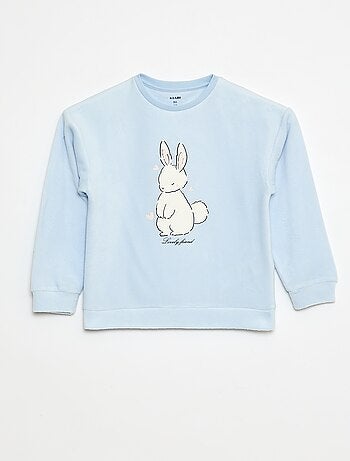 Pigiama lungo e caldo con motivo