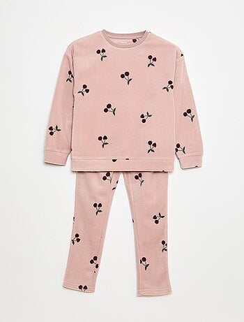 Pigiama lungo e caldo con motivo