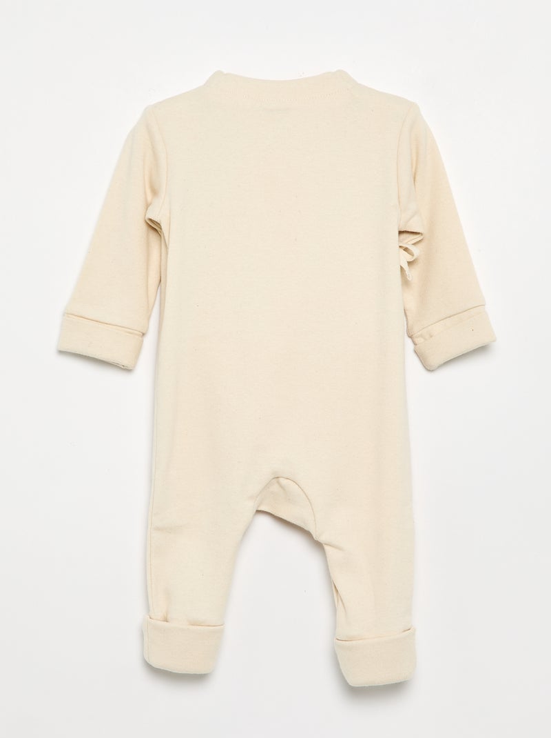 Pigiama lungo evolutivo - collezione facile da indossare Beige - Kiabi
