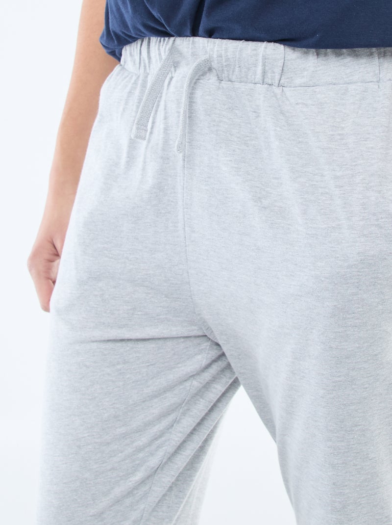 Pigiama lungo 'Goldorak' - Completo 2 pezzi Grigio - Kiabi