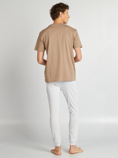 Pigiama lungo 'Goldrak' - 2 pezzi - Kiabi