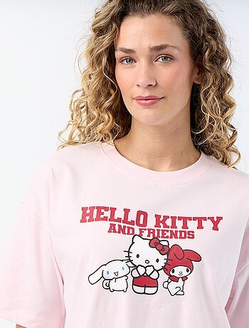 Pigiama lungo 'Hello Kitty' - 2 pezzi
