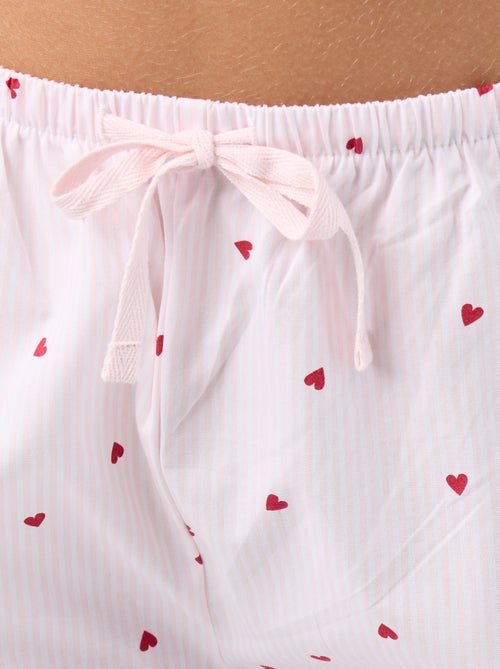 Pigiama lungo 'Hello Kitty' - 2 pezzi - Kiabi
