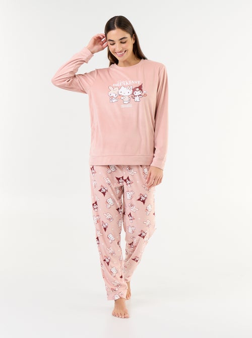 Pigiama lungo 'Hello Kitty' - 2 pezzi - Kiabi Pigiama lungo 'Hello Kitty' - 2 pezzi - Kiabi