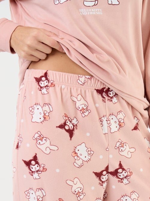 Pigiama lungo 'Hello Kitty' - 2 pezzi - Kiabi Pigiama lungo 'Hello Kitty' - 2 pezzi - Kiabi