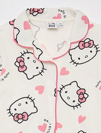 Pigiama lungo 'Hello Kitty' - Set 2 pezzi