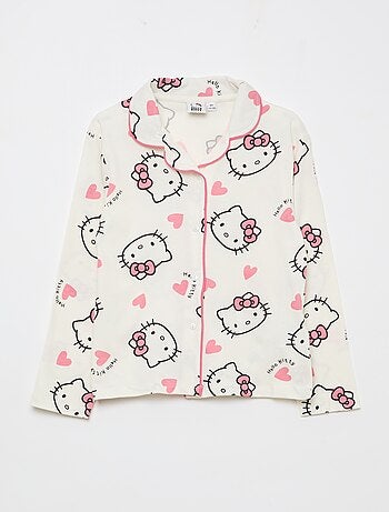 Pigiama lungo 'Hello Kitty' - Set 2 pezzi