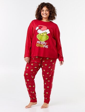 Pigiama lungo 'Il Grinch' - 2 pezzi