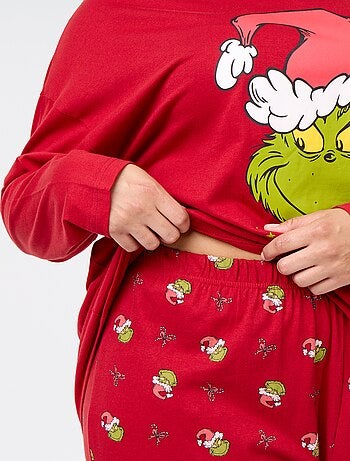 Pigiama lungo 'Il Grinch' - 2 pezzi