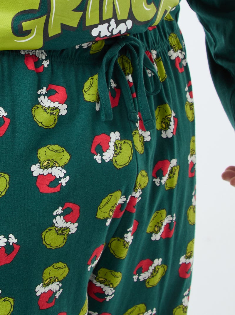 Pigiama lungo 'Il Grinch' - Set 2 pezzi Verde - Kiabi