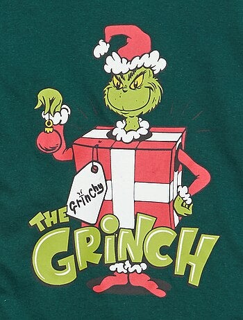 Pigiama lungo 'Il Grinch' maglietta + pantaloni - 2 pezzi