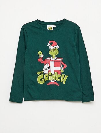 Pigiama lungo 'Il Grinch' maglietta + pantaloni - 2 pezzi