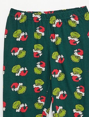 Pigiama lungo 'Il Grinch' maglietta + pantaloni - 2 pezzi