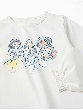 Pigiama lungo in cotone con Principesse Disney