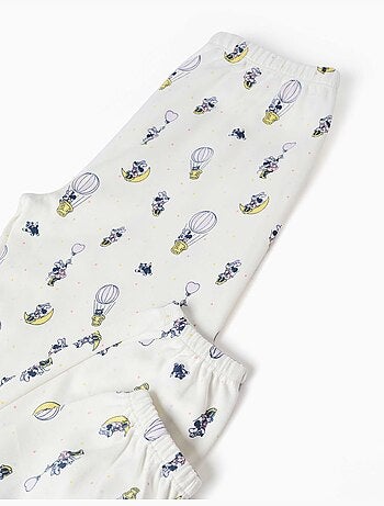 Pigiama lungo in cotone con stampe di Minnie