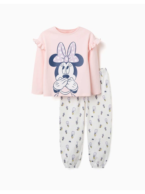 Pigiama lungo in cotone con stampe di Minnie - Kiabi