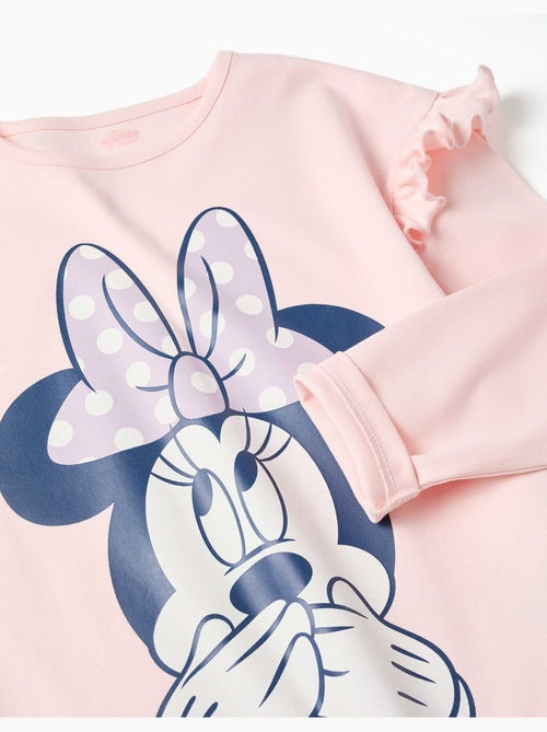 Pigiama lungo in cotone con stampe di Minnie - Kiabi