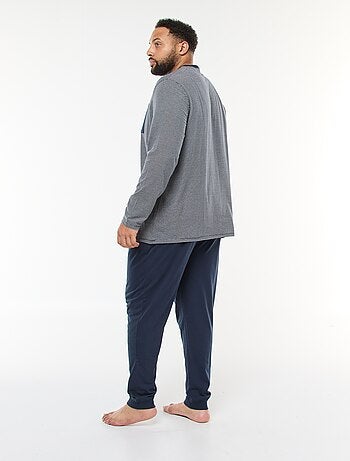 Pigiama lungo in jersey, completo t-shirt + pantaloni - 2 pezzi