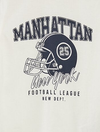 Pigiama lungo in jersey con stampa - 2 pezzi