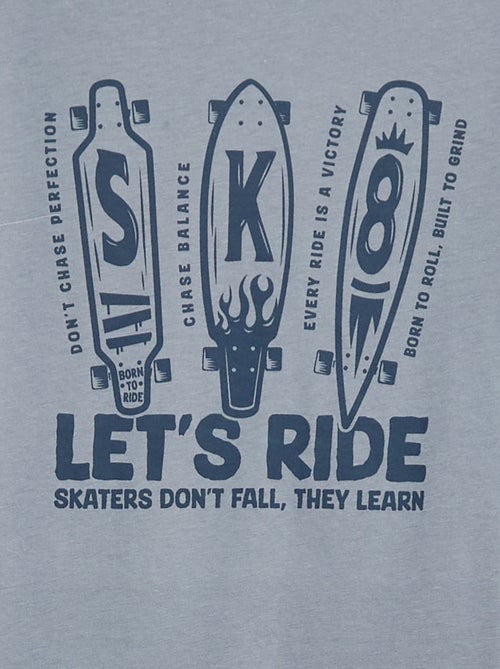 Pigiama lungo in jersey con stampa - 2 pezzi - Kiabi