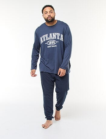 Completo pigiama lungo in jersey t-shirt + pantaloni - 2 pezzi