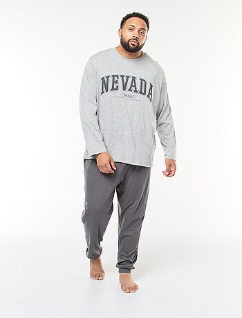 Completo pigiama lungo in jersey t-shirt + pantaloni - 2 pezzi
