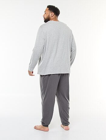 Completo pigiama lungo in jersey t-shirt + pantaloni - 2 pezzi
