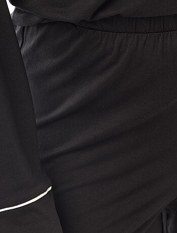 Pigiama lungo in maglia morbida stretch - 2 pezzi