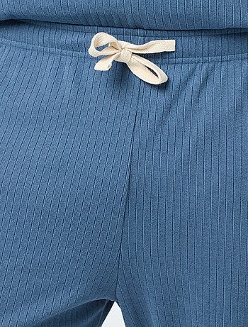 Completo pigiama lungo in maglia ultra-soffice - 2 pezzi