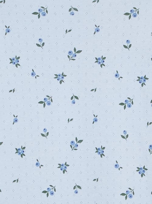 Pigiama lungo in maglia pointelle - 2 pezzi - Kiabi