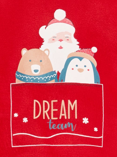 Pigiama lungo in micropile - 2 pezzi - Kiabi