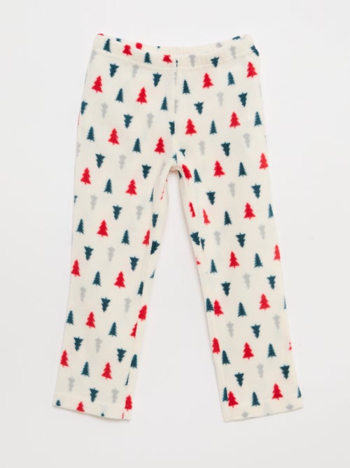 Pigiama lungo in micropile - 2 pezzi - Kiabi