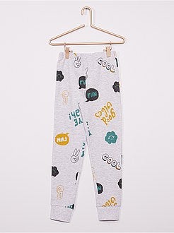 Pigiama lungo in nido d'ape - Kiabi