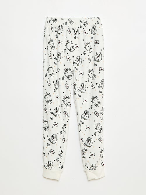 Pigiama lungo in pile 'Harry Potter' - 2 pezzi - Kiabi