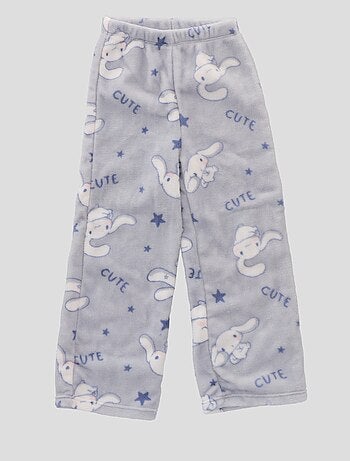Pigiama lungo in pile 'Hello Kitty' - Set 2 pezzi