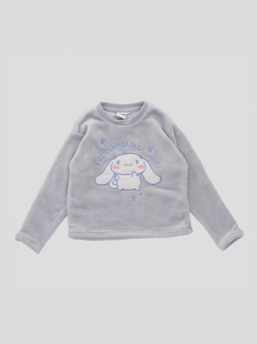 Pigiama lungo in pile 'Hello Kitty' - 2 pezzi - Kiabi