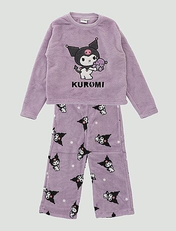 Pigiama lungo in pile 'Hello Kitty' - Set 2 pezzi