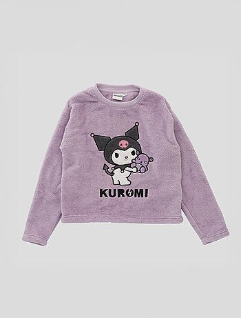 Pigiama lungo in pile 'Hello Kitty' - Set 2 pezzi