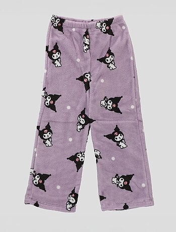 Pigiama lungo in pile 'Hello Kitty' - Set 2 pezzi