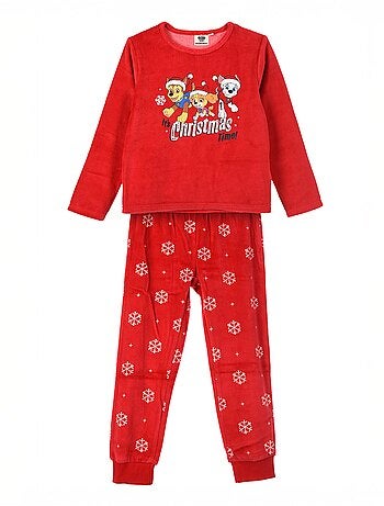 Pigiama lungo 'Paw Patrol' in pile - 2 pezzi
