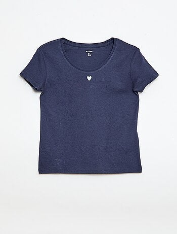 Pigiama lungo in popeline - 2 pezzi