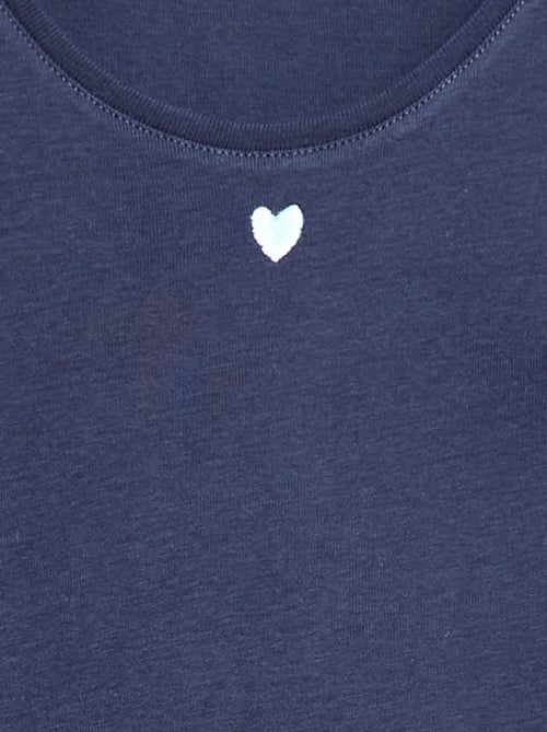 Pigiama lungo in popeline - 2 pezzi - Kiabi