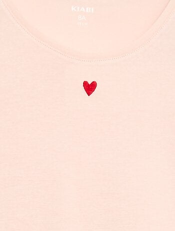 Pigiama lungo in popeline - 2 pezzi